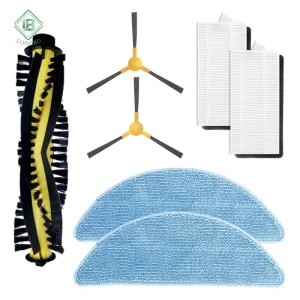Side Edge Brush Hepa Filter Mop Cloth Replacement Fit for Tesvor S7 Pro Robotic Vacuum Cleaner Parts Accessories