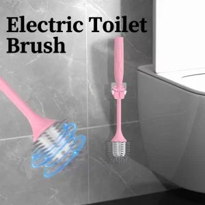 Silicone Cordless USB Rechargeable Stainless Steel Handle Cleaning Brush