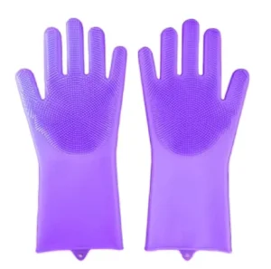 Silicone Dishwashing Gloves Creative Design Customized Color & Logo Dishwasher & Dish Scrubber Use