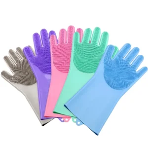 Silicone Dishwashing Gloves Reusable Extra Long Thin Waterproof Winter Kitchen Cleaning Household