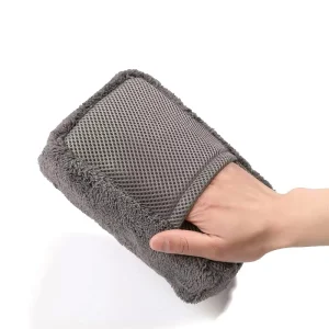 Silicone Microfiber Kitchen and Bathroom Cleaning Sponges Wash Dry Dust Polish