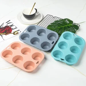 Silicone Non-Stick Muffin and Cupcake Baking Mold