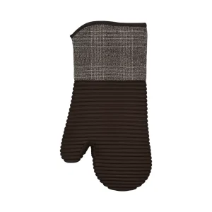 Silicone Oven Gloves Printed Baking Mitts Non Slip Custom Logo Washable Durable Heatproof Eco Friendly Waterproof Cotton Lining