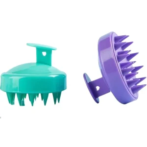 Silicone Shampoo Brush Head Scalp Massage Comb Body Massage Brush Bath Shower Clean Brush Salon Hairdressing Tools G25 331
