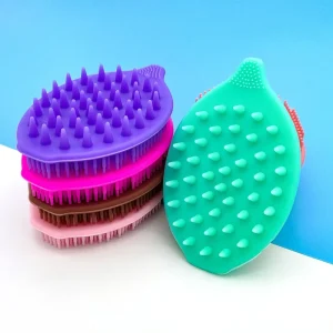 Silicone Shampoo Comb Bath Accessory Brush Soft Cleaning Brush Cleaning Tools Beauty Tools Face Brush
