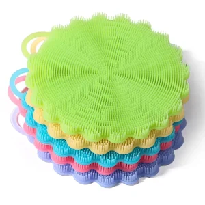 Silicone Sponge Household Clean Handle Silicone Sp Dish Washing Silicone Sponge Scouring Pad