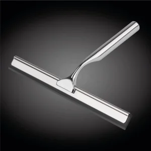 Silver Color Shower Squeegees Stainless Steel for Shower Doors Bathroom Mirror Wiper Window Glass Cleaning