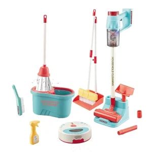 Simulation Toys Manufacturer Kids Cleaning Kit Household Pretend Play Clean Vacuum Housekeeping Toys Toddler Cleaning Set Toy