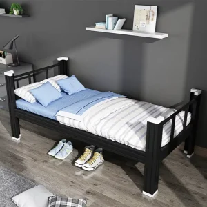 Single Adult Metal Frame Bed