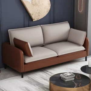 Single, Double and Three-Seater Sectional Fabric Sofa with Sponge Filling