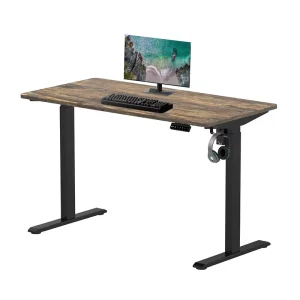 Single Motor Electric Height Adjustable Sit-Stand Desk Frame with Tabletop