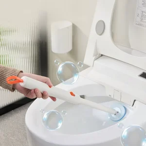 Single Use Electric Scrubbing Sponges Plastic Crevice Cleaning Brushes Bathroom Toilet Cleaning Brush Set