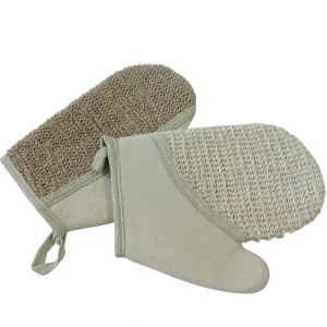Sisal Bath Spa Shower Scrubber Sponge Fiber Glove Mitt