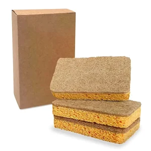 Sisal Natural Scrub Sponges Scouring Pads Dish Cellulose Kitchen Cleaning Sponge