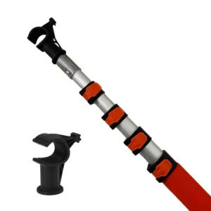 Skylight Window Opener Hook With 12FT Aluminum Telescopic Extension Pole for Blind Curtain Opening Skylight Windows Tool