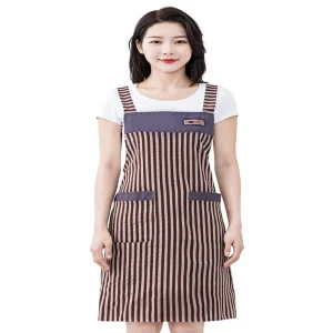 Sleeveless Anti fouling Apron Summer Thin Cooking Waist Work Catering Special Women’s Household Kitchen Cotton Fashion