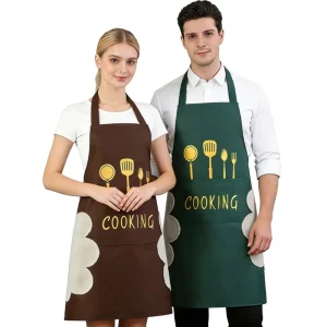 Sleeveless Apron Household Kitchen Waterproof Oil proof Adult Unisex Fashionable Cooking Lightweight