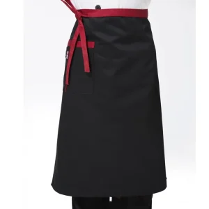 Sleeveless Chef’s Workwear Anti Fouling Polyester Apron School Canteen Restaurant Kitchen Catering Half Waist Stock