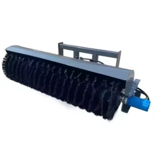 Small Angle Broom Attachment for Skid Steer Loader Hydraulic Rotary Sweeper 25 Angle 1828mm Sweep Width