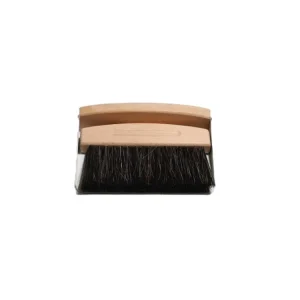 Small Beechwood Broom and Dust Pan Set Portable Cleaning Brush and Dustpan Combo with Natural Sisal