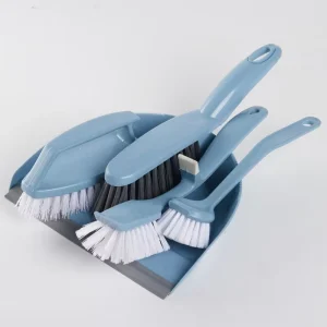 Small Broom Dustpan Cleaning Brush Set Kitchen Pot Brushes Long Handle Dish Brush for Kitchen Use