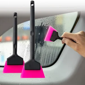 Small Film Scraper Handle Rubber Window Tint Squeegee Windshield Glass Mirror Cleaning Wiper Window Film Tools
