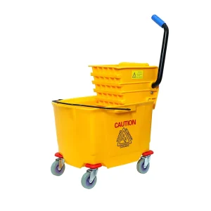 Small Flat Mop Bucket with Wringer for Floor Cleaning