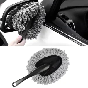 Small Microfiber Duster Lightweight Reusable Dusting Tool for Cars Trucks