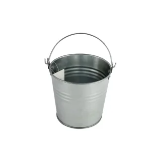 Small Minimalist Stainless Steel Bucket Pail Mini Planters Party Decor Camping Use Easy Clean Unique Goody Baskets