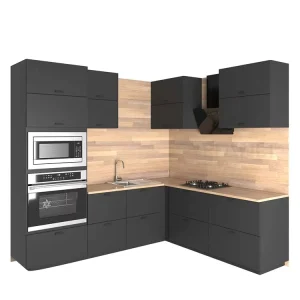 Small Modern Kitchenette Set Melamine Kitchen Cabinet