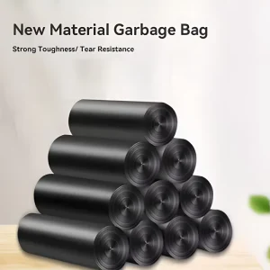 Small Plastic Flat Garbage Bags Mini Compact Trash Bags for Desktop Bathroom Small Dustbin Use