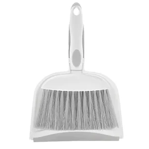 Small Plastic Mini Dust Pan Brush Set Teeth Broom Brush Combo for Home Cleaning Drawers Pet Care Home Use