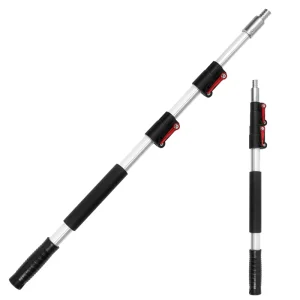 Small Size 1.5 3ft Aluminum Alloy Mini Telescopic Extension Pole Flip Cam Lock Eco Friendly Household Cleaning Tool