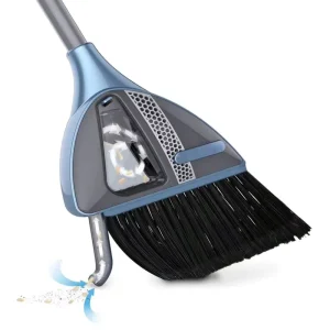 Smart Cordless Lazy Hand Floor Dust Scoop Cleaning Sweeper Stitched Track 2 in 1 Broom with a Vacuum