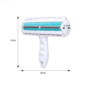 Smart Static Fur Collector Upgraded Pet Hair Brush with Ergonomic Roller Washable for Cats/Dogs/Lint Removal
