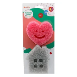 Smile Look Non Scratch Dual Mode Cold Warm Scouring Pads Temperature Sensitive Kitchen Cleaning Sponge