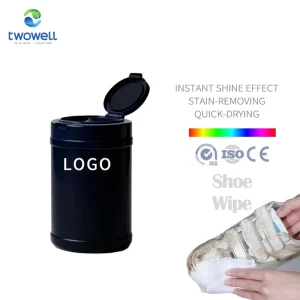 Sneaker and Shoe Stain-Removing Wet Wipes in Bucket Package