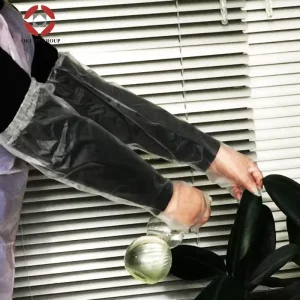 Soft 90cm Disposable Plastic Sleeve Cover Plastic Arm Sleeve Cover Gloves Oversleeve for Food Processing