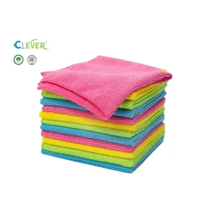 Soft Absorbent Multipurpose Houseware Cleaning Microfiber Cloth for Kitchen Cleaning