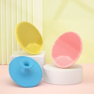 Soft Baby Grade Tools Reusable Silicone Face Cleaning Brush Soft Baby Bath Brush Cleaner Massager Silicone Scrubber
