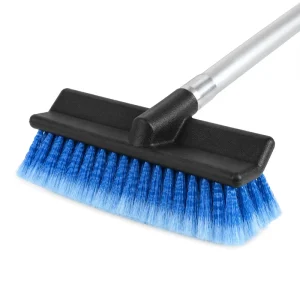 Soft Bristle Car Wash Brush Scratch-Free Car Cleaning Tool for Exterior and Windshield Washing Universal 10″ 2-Side Brush Head