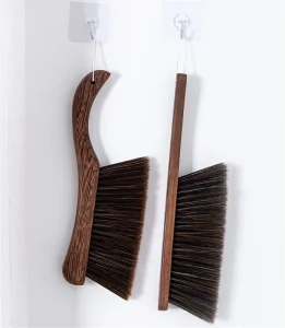 Soft Bristle Hand Broom with Wooden Handle Dusting Cleaning Brushes Supply