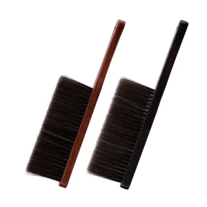 Soft Bristles Dusting Brush for Car Bed Couch Garden Furniture Clothes Wooden Handle