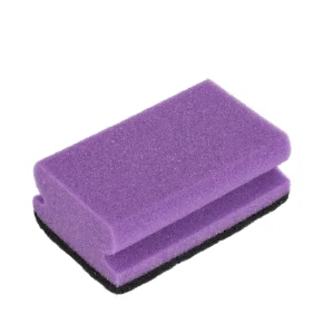 Soft Foam Composite Sponge with Abrasive Scrubber Non Scratch Comfort Grip for Dishwashing Surface Cleaning