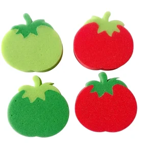 Soft Fruit Shaped Dishwashing Sponges for Kitchen Sponge Scouring Pads