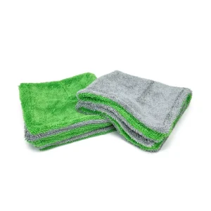 Soft Microfiber Car Care Cleaning Towel Multi-Purpose Streak-Free Black Cloth 40x40cm 400gsm