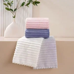 Soft Microfiber Kitchen Towel Streak Free Tableware Pot Pan Cleaning Cloth