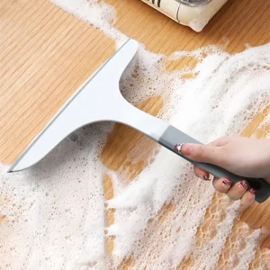 Soft Plastic Handle Window and Bathroom Glass Squeegee