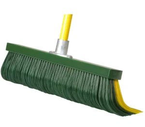 Soft Plastic Outdoor Household Cleaning Broom Brush with Metal Head Wooden Stick Handle Dustpan for Garden Sweeping Hand Style