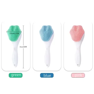 Soft Silicone Facial Cleansing Brush Makeup Remover Beauty Tool Portable Manual Deep-Cleaning Gadget Lightweight 28g